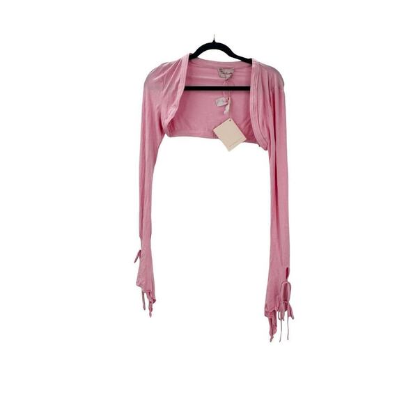 Nana Jacqueline Pink Aubrey ShrugTop Women's Size S NWT - Picture 7 of 12